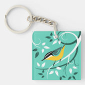 Nuthatch Art Schlüsselanhänger (Vorderseite)