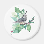 Nuthatch auf Zweig Magnet (Vorne)