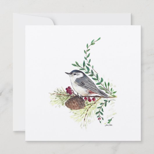 Nuthatch Bird Art (Vorderseite)