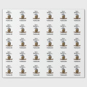 Nuthatch Bird Backyard Birder Birdwatcher Geschenkpapier (Flach)