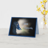 Nuthatch Bird Beileid - jedes Mal anpassen Karte (Gelbe Blume)