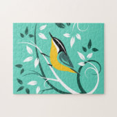 Nuthatch Bird in Tree Puzzle (Horizontal)