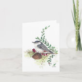Nuthatch Bird Karte (Vorderseite)