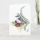 Nuthatch Bird Karte (Vorderseite)