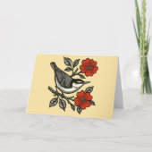 Nuthatch Karte (Vorderseite)