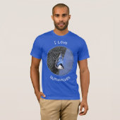 Nuthatch Malerei Original Vogelkunst T-Shirt (Vorne ganz)