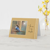 Nuthatch - Thinking of You & Praying for You Card Karte (Gelbe Blume)