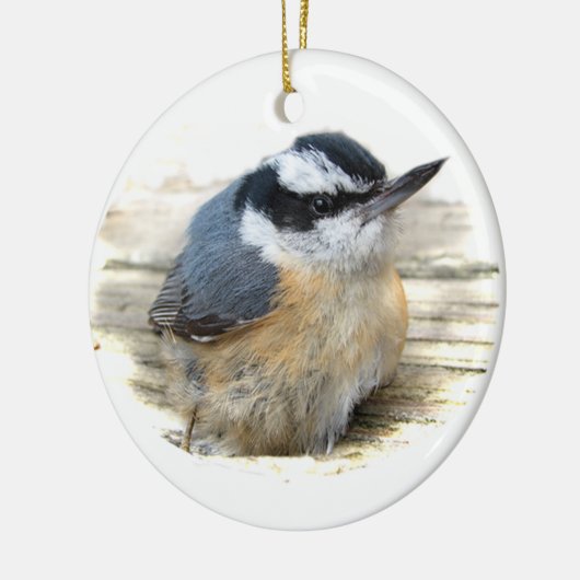 Nuthatch Weihnachtsschmuck (Links)