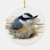 Nuthatch Weihnachtsschmuck (Hinten)
