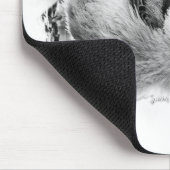 Nuthatch, White Bird Fotografie Mousepad (Ecke)
