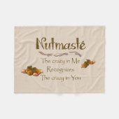 Nutmaste Fleecedecke (Vorderseite (Horizontal))