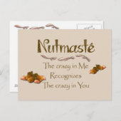 Nutmaste Postkarte (Vorne/Hinten)