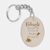 Nutmaste Schlüsselanhänger (Vorderseite links)