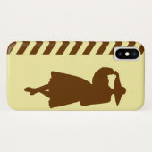 Nutmeg Cream Neutral Chevrons Mode Case-Mate iPhone Hülle (Rückseite (Horizontal))