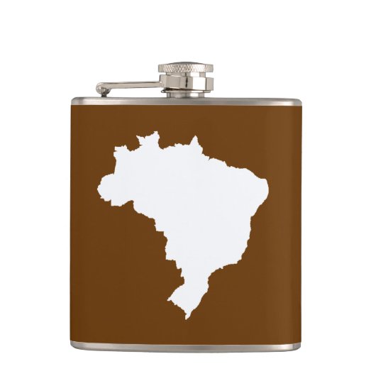 Nutmeg Festive Brasilien Flachmann (Vorderseite)