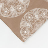 Nutmeg Mandala Fleecedecke (Ecke)