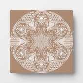 Nutmeg Mandala Fotoplatte (Vorderseite)