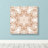 Nutmeg Mandala Leinwanddruck (Insitu (Holzboden))