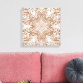 Nutmeg Mandala Leinwanddruck (Insitu (Wohnzimmer))