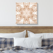 Nutmeg Mandala Leinwanddruck (Insitu (Schlafzimmer))