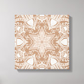 Nutmeg Mandala Leinwanddruck (Vorderseite)