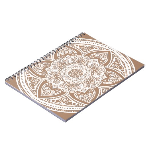 Nutmeg Mandala Notizblock (Linke Seite)