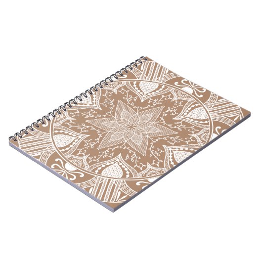 Nutmeg Mandala Notizblock (Linke Seite)