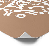 Nutmeg Mandala Poster (Ecke)