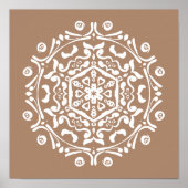 Nutmeg Mandala Poster (Vorne)