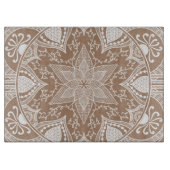 Nutmeg Mandala Schneidebrett (Vorderseite)