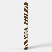 Nutmeg Neutral Zebra Case-Mate iPhone Hülle (Rückseite / Rechts)