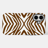 Nutmeg Neutral Zebra Case-Mate iPhone Hülle (Rückseite (Horizontal))