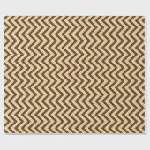 Nutmeg Spice Moods Chevrons Geschenkpapier (Flach)