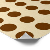 Nutmeg Spice Moods Dots Poster (Ecke)