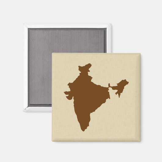 Nutmeg Spice Moods Indien Magnet (Vorderseite/Rückseite)