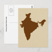 Nutmeg Spice Moods Indien Postkarte (Vorne/Hinten)