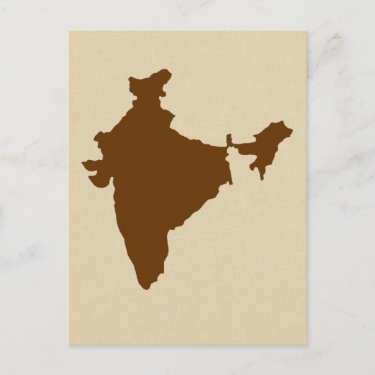 Nutmeg Spice Moods Indien Postkarte (Vorderseite)