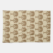 Nutmeg Spice Moods Palm Handtuch (Horizontal)