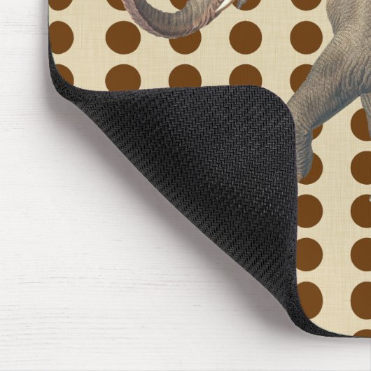 Nutmeg Spice Stimmungen Punkte mit Elefant Mousepad (Ecke)