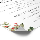 Nutmeg Weihnachten Weihnachten Das Bar Drinks Menü Poster (Ecke)