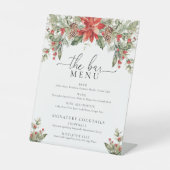 Nutmeg Weihnachten Weihnachten Das Bar Drinks Menü Sockelschild (Vorderseite)