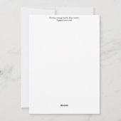 Nutria Greeting Card Feiertagskarte (Rückseite)