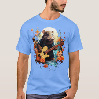 Nutria Playing Guitar T-Shirt