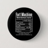 Nutrion Facts Fart Machine Dad Jokes Funny Farting Button (Vorderseite)