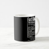 Nutrion Facts Fart Machine Dad Jokes Funny Farting Kaffeetasse (VorderseiteRechts)