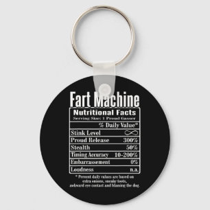 Nutrion Facts Furz Vater Jokes Funny Farting Schlüsselanhänger