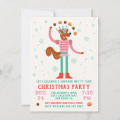 Nutrition Eichhörnchen Nutcracker Weihnachtsfest P Einladung (Vorderseite)