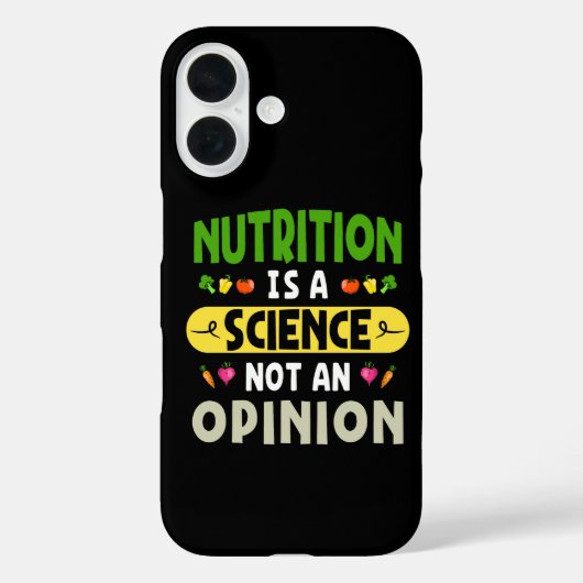 Nutrition Is A Science Not An Opinion Nutritionist Case-Mate iPhone Hülle (Rückseite)