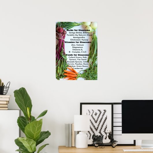 Nutritional Support Glaucoma Poster (Heimbüro)