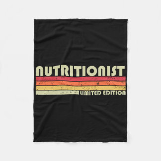 Nutritionist Funny Job Title Profession Birthday W Fleecedecke